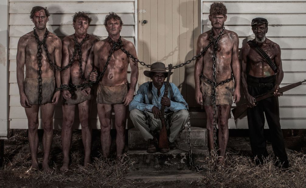 In a powerful role-reversal, artist and photographer Greg Semu imagines Australia's white colonizers in chains.