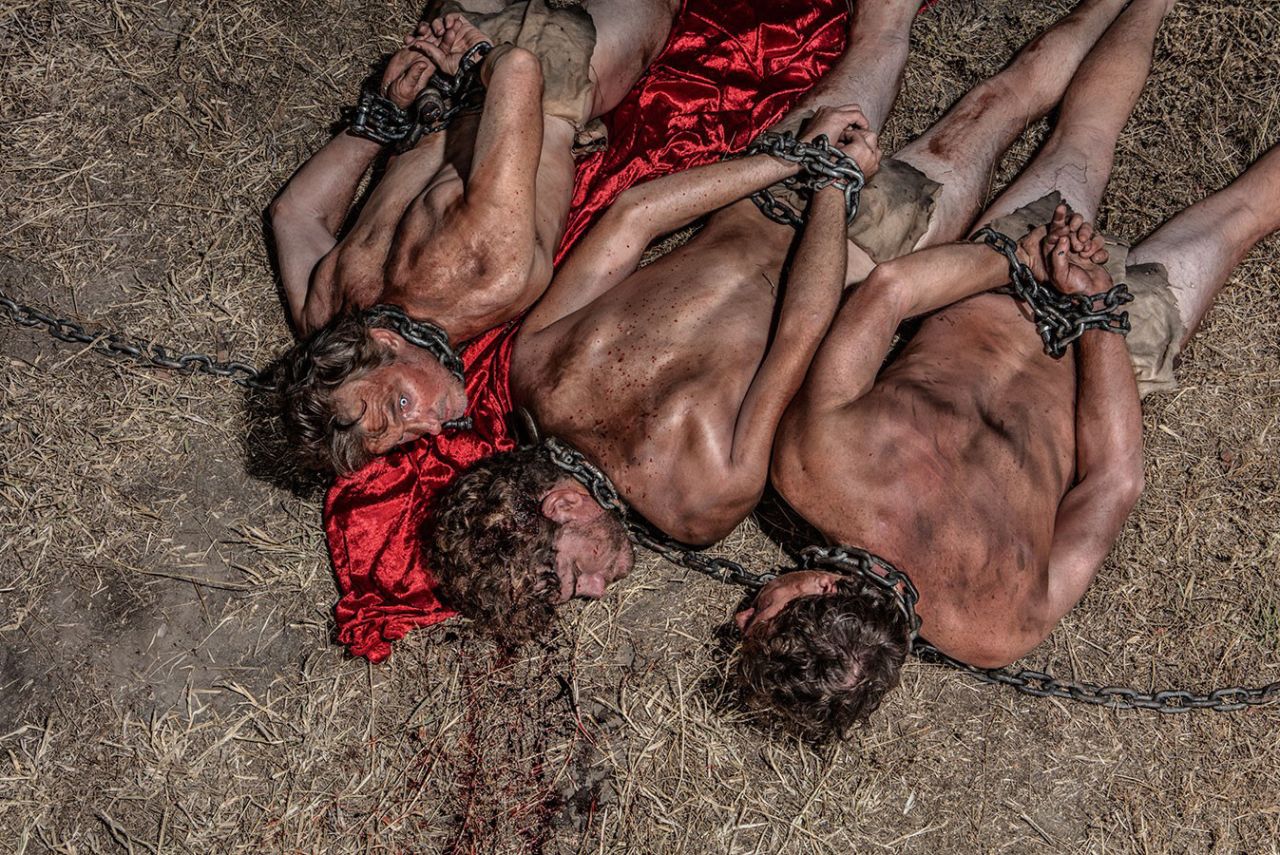 "Historically, we've become desensitized to seeing black and ethnic minority groups being killed, raped, murdered and hanged," Semu said of his decision to experiment with role-reversal. "We've seen it before."