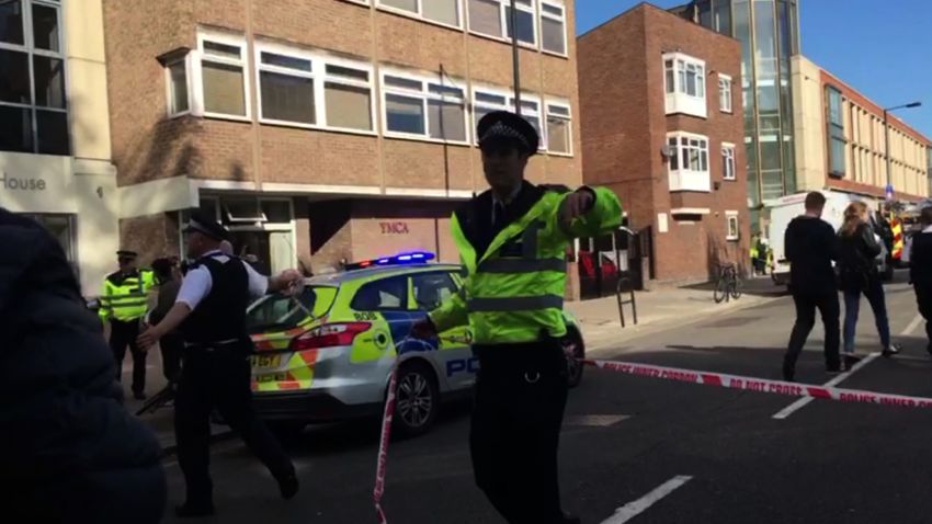 UK Police evacuate area following London Tube Attack
