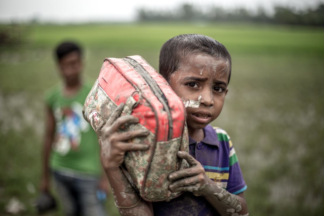 A disproportionate number of refugees arriving in Bangladesh are children, many of whom are unaccompanied, raising fears for their long term safety.