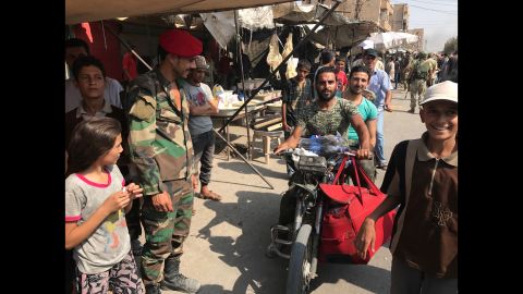 The market in central Deir Ezzor is busy and well-stocked with goods again after ISIS' ouster.