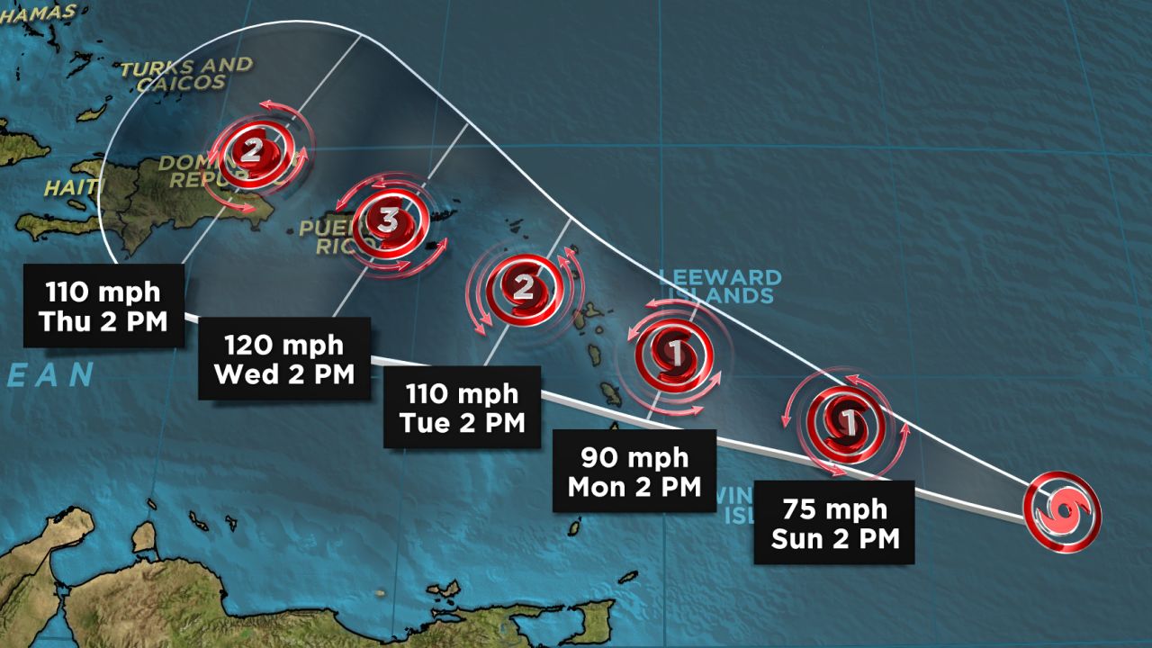 Tropical Storm Maria threatens Caribbean as Lee forms in Atlantic | CNN