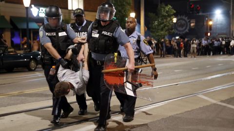 Police arrested at least eight people on Saturday.