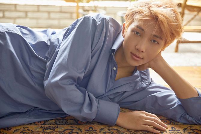Kim Namjoon, known as "Rap Monster," is the leader of BTS.