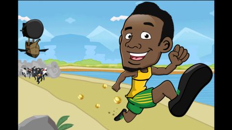 Gatorade's "Bolt!" game came out in 2012 but is no longer listed in the iTunes store.