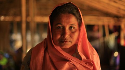 Nurun Nahar says she wants Aung San Suu Kyi to promise there'll be no more violence.