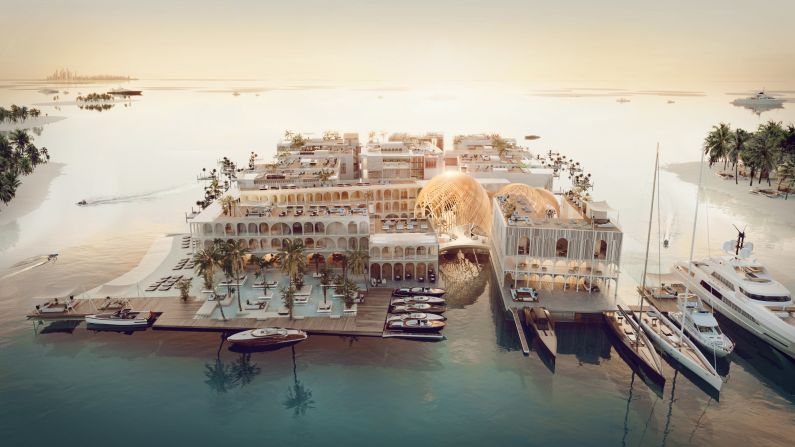 <strong>The Floating Venice: </strong>Dubai's <a href="index.php?page=&url=http%3A%2F%2Fwww.thefloatingvenice.com%2F" target="_blank" target="_blank">The Floating Venice</a> is planned for The World development, an artificial island archipelago four kilometers offshore in the Persian Gulf.
