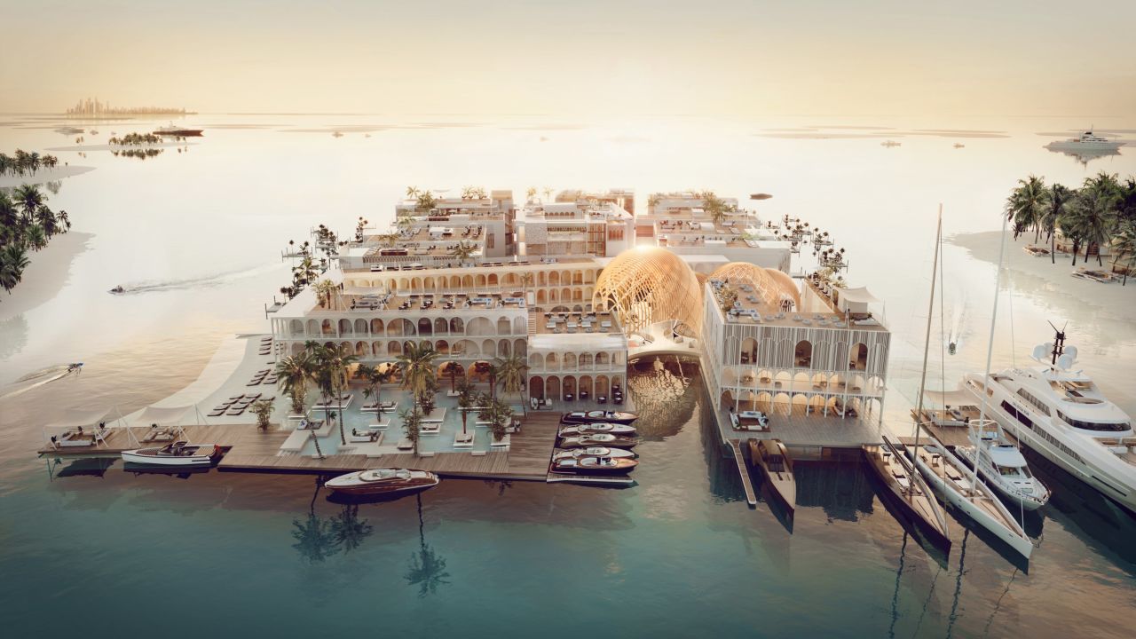 How Kleindienst imagine The Floating Venice will appear.