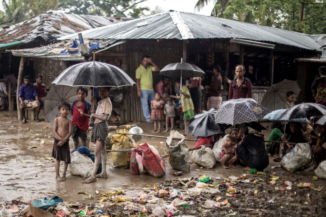 The squalid conditions in many of the makeshift camps mean that disease is rife.