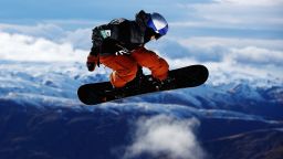 Toby Miller of USA competes during the Winter Games NZ FIS Men's Snowboard World Cup Halfpipe Finals at Cardrona Alpine Resort on September 8, 2017 in Cardrona, New Zealand. 