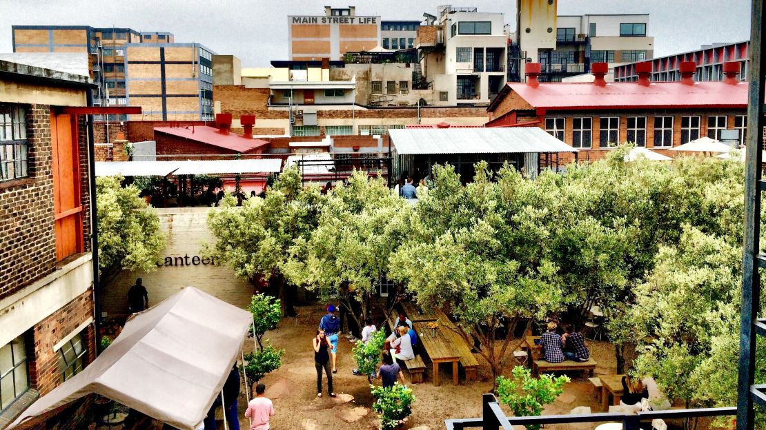 Cafes in the Maboneng precinct are part of what's giving new energy to Johannesburg.