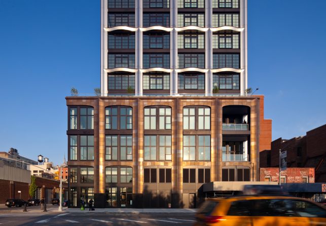 The architecture firm behind the Mwabwindo School, Selldorf Architects, was founded by Annabelle Selldorf in 1988. The company was established in New York, where it has designed buildings like this residential tower at 200 Eleventh Avenue.