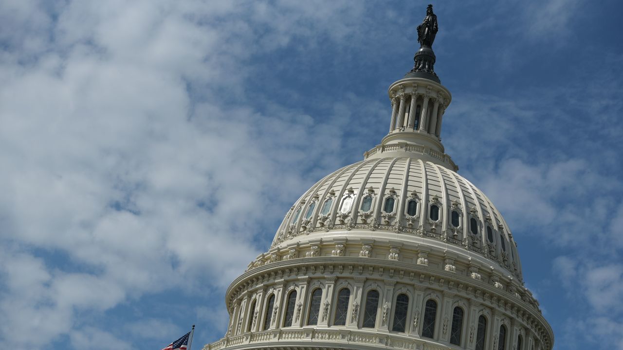 The dome of the US Capitol is seen on August 24, 2017 in Washington, DC.