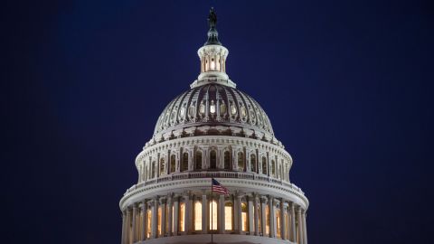 The U.S. Capitol is pictured on July 27, 2017 in Washington, DC.
