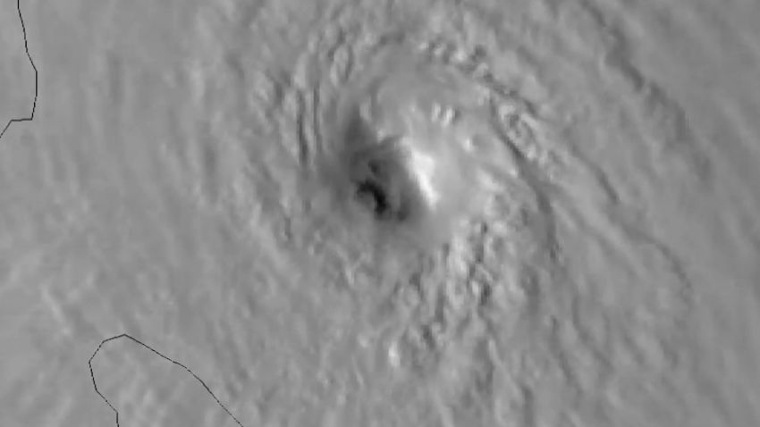 #Maria now a very dangerous Cat 4 hurricane with sustained winds of 130 MPH and an open eye. Approaching #Dominica. 1-hr #GOES16 meso vis.