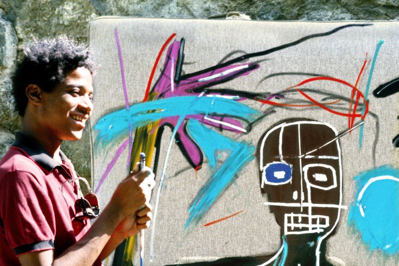 80s, Basquiat, Jean michel Basquiat, cheapest New York, Graffiti, Artist, art, Picasso style, graffiti, street art