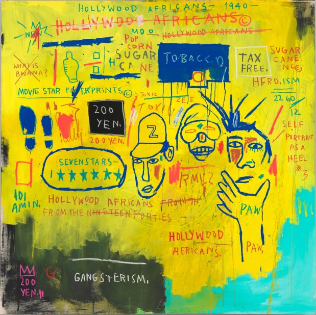 "Hollywood Africans" (1983) by Jean-Michel Basquiat