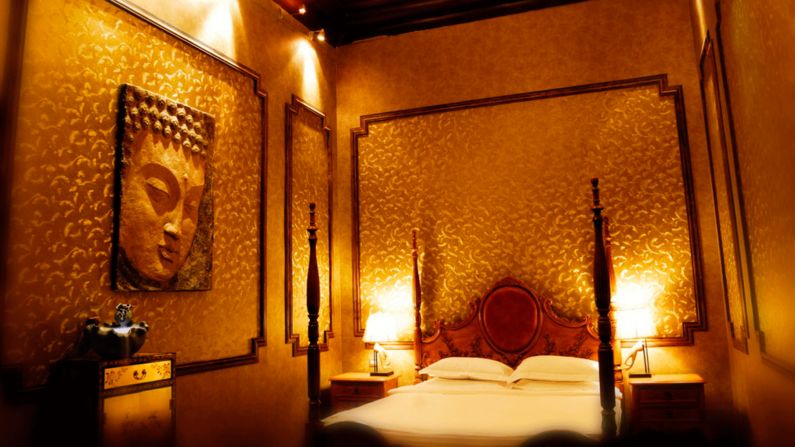 <strong>Graceland Yard: </strong>Based in the 500-year old remains of the Zhengjue Temple, the  hotel offers eight traditionally furnished rooms with decorative Zen Buddhist features.<br />