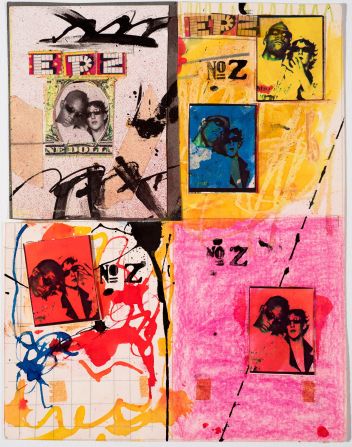 "Anti-Baseball Card Product" (1979) by Jean-Michel Basquiat