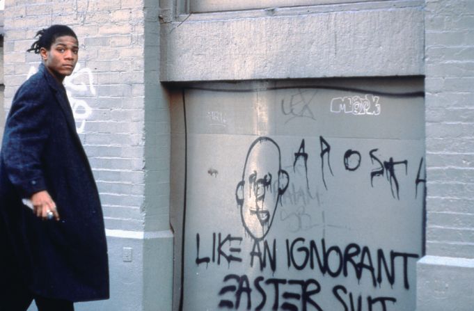 Jean-Michel Basquiat in Edo Bertoglio's "Downtown 81" documentary.