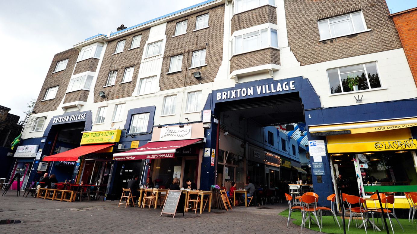 <strong>Brixton Village:</strong> Brixton Village is emblematic of the new Brixton: a bustling marketplace filled with excellent street food from every corner of the planet, as well as clothing, jewelery, homeware and more. 