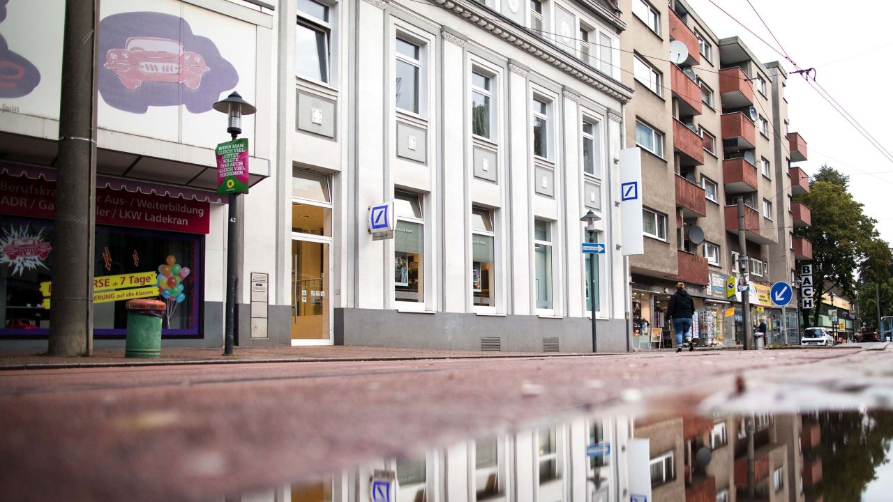 The bank in Essen, Germany, where people stepped over an unconscious man and didn't help him.