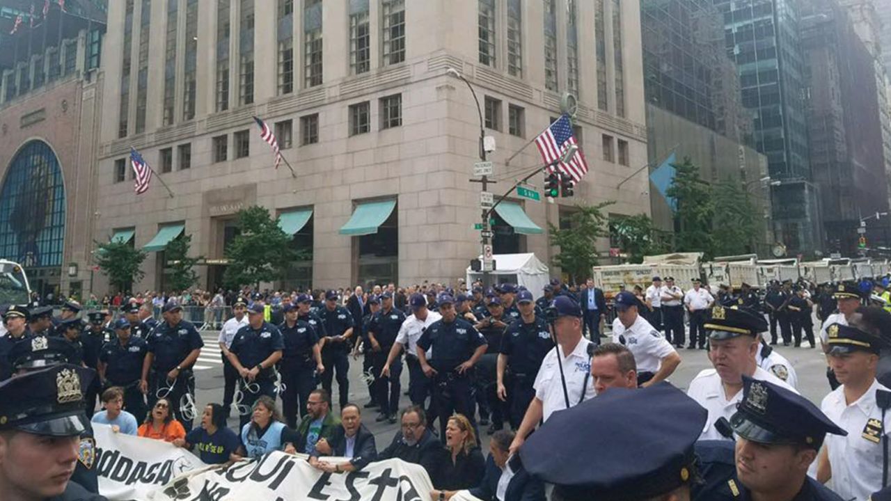 Congressmen arrested protesting outside Trump Tower CNN Politics