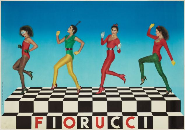 In their heyday in the 1970s and 1980s Fiorucci ad campaigns were infamous for their witty and innovative graphics. 