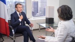 Macron Amanpour 1