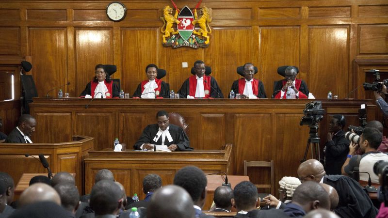 Kenyas Supreme Court Involved In Coup President Says Cnn 8945