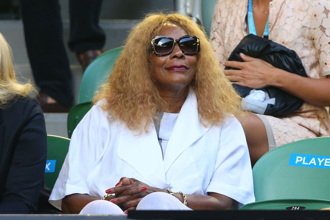 Oracene Price is a familiar figure at grand slams when her daughers are playing.
