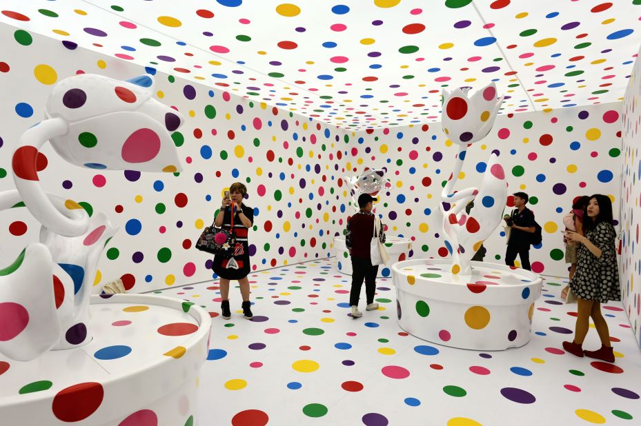 <strong>National Gallery Singapore: </strong>It is a popular stop thanks to its ever-changing interactive exhibits, including last year's show by Japanese artist Yayoi Kusama (pictured). 