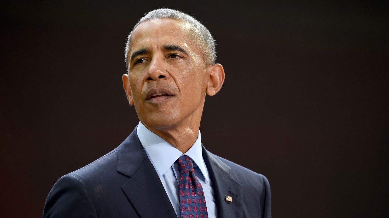 President Barack Obama speaks at an event in New York City. 