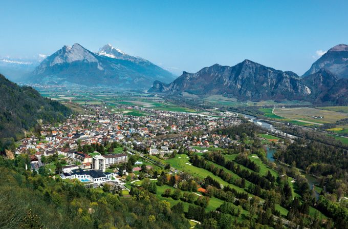 <strong>Grand Resort Bad Ragaz </strong>in Switzerland's Heidiland region has two golf courses, an 18-hole PGA Championship Course and the 9-hole Executive Course. 