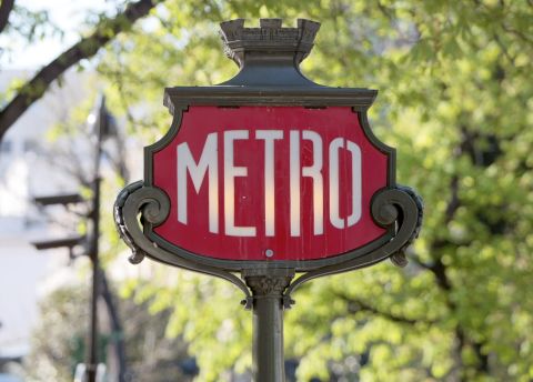 The French capital has some of the most distinctive Metro branding in the world. 