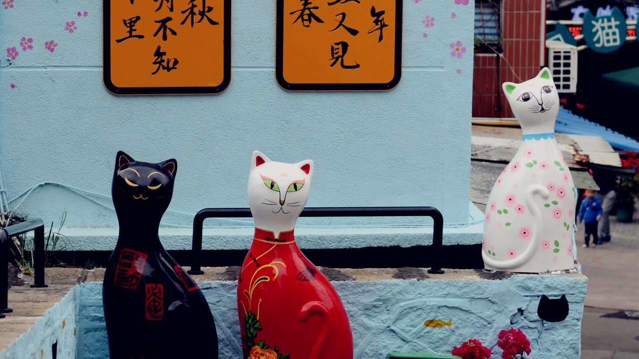 Xiamen's Ding'aozai Cat Street.  