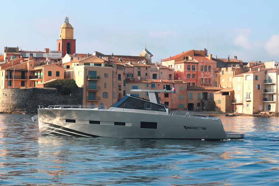 Described as "a new generation boat," the MED 52 is equally equipped for the high seas or a casual cruise around a bay. Its two cabins allow for six sleeping guests, meaning you can enjoy its luxuries with your nearest and dearest.