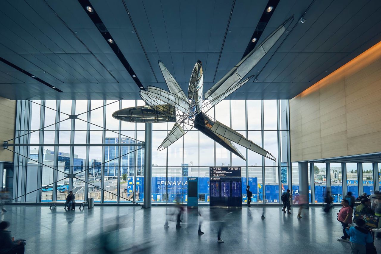 <strong>Leading airport</strong>: Travellink recently crowned Helsinki Airport the best in the world -- and Zhu's time in the terminal seeks to prove Helsinki's leading status.