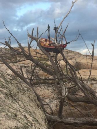 First found by a family in Denmark, it was then spotted by a Swedish woman who was out sailing her boat.