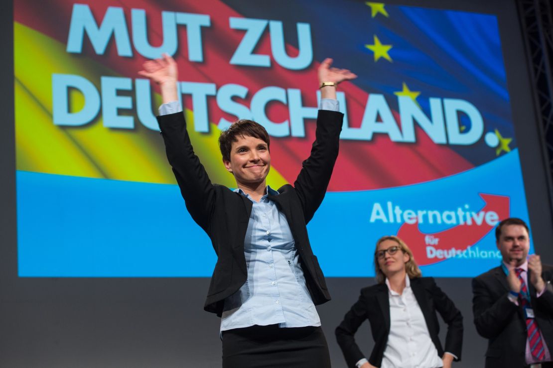 Frauke Petry has co-led the party since 2015.