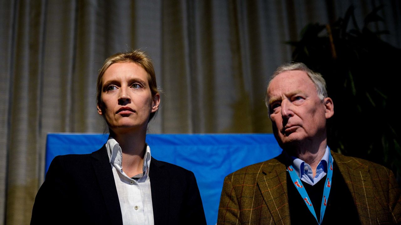 Alice Weidel and Alexander Gauland will lead the AfD in parliament.