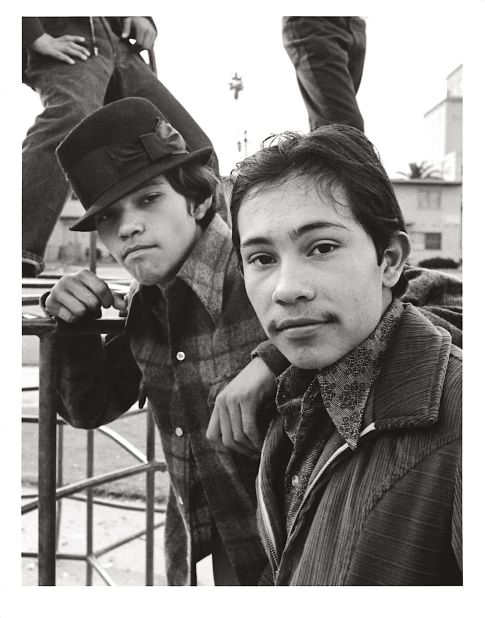 A 1972 portrait of boys in LA's Pico-Aliso housing project, which was demolished in 1999.