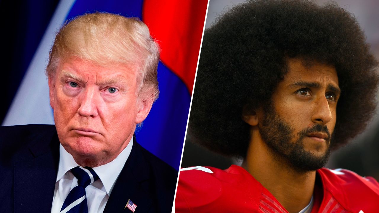 kaepernick trump split