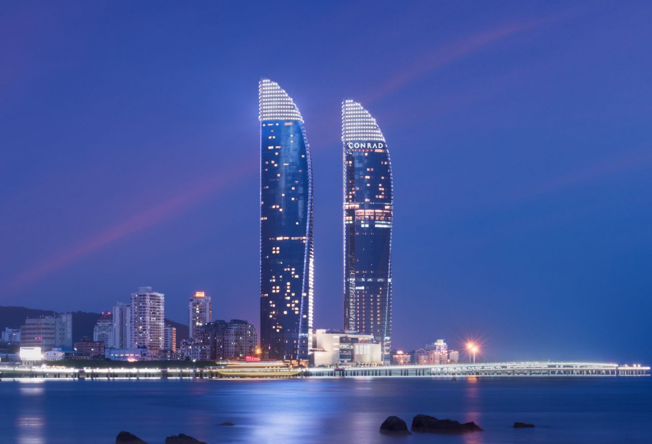 <strong>Conrad Xiamen Hotel: </strong>Xiamen is already home to a number of international hotel chains, as well as leading Chinese brands. Conrad Xiamen, pictured, opened in 2016 and offers easy access to the Shapowei arts district. 