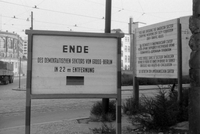 <strong>Stresemannstrasse, September 9, 1959</strong>: Hailstone's photographs are candid snapshots of life in East and West Berlin during the Cold War -- capturing the two sides to the city and the borders dividing them.