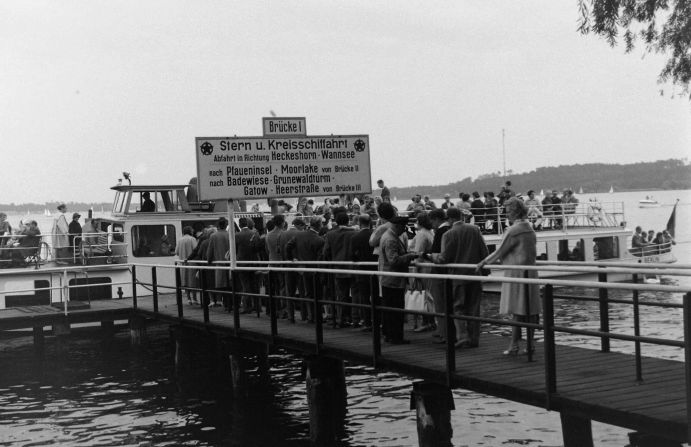 <strong>Wansee, West Berlin, August 25, 1962</strong>: Hailstone has photographed cities across the world, but he had a particular affection for mid-century Berlin. "It's funny how people get this feeling about the city, which I got to some extent," says Hailstone. "It's a very interesting place, or it was. I don't know whether it is so much now, it's a lot more touristy now."