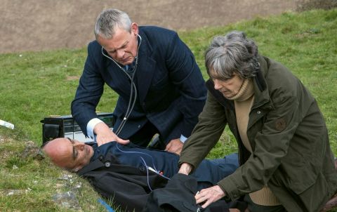 <strong>"Doc Martin"</strong> : Martin Clunes stars as Dr. Martin Ellingham a tactless, self-centered, and uptight doctor in a quirky seaside town in Cornwall. <strong>(Acorn TV)</strong>
