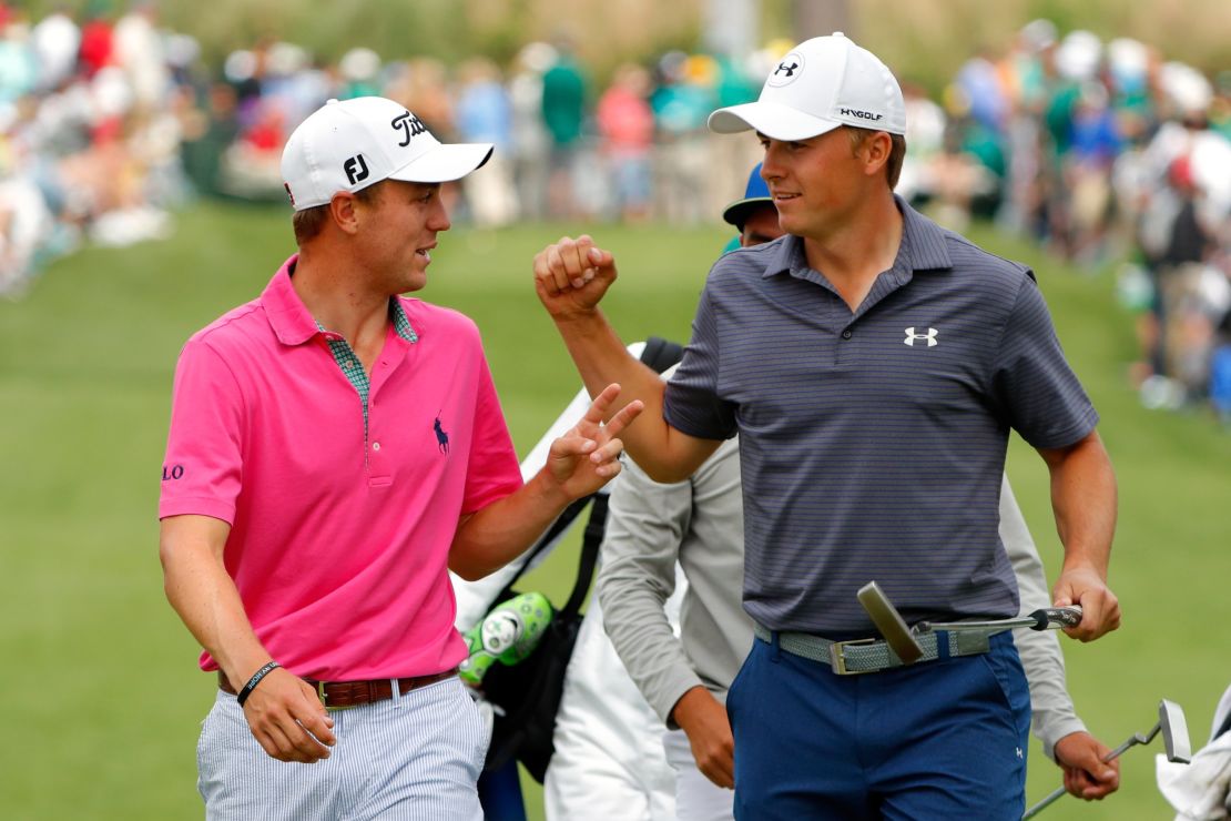 Longstanding friends Thomas and Spieth have competed against each other since they were 13.