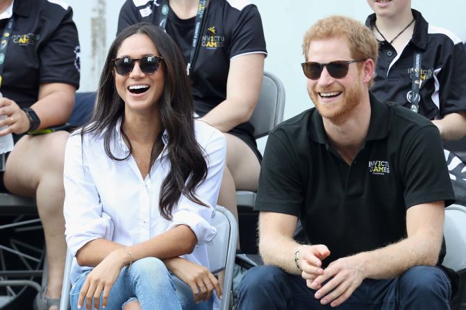 Markle attends the Invictus Games with <a href="index.php?page=&url=http%3A%2F%2Fwww.cnn.com%2F2012%2F08%2F22%2Fworld%2Fgallery%2Fprince-harry-timeline%2Findex.html" target="_blank">Prince Harry</a> in September 2017.
