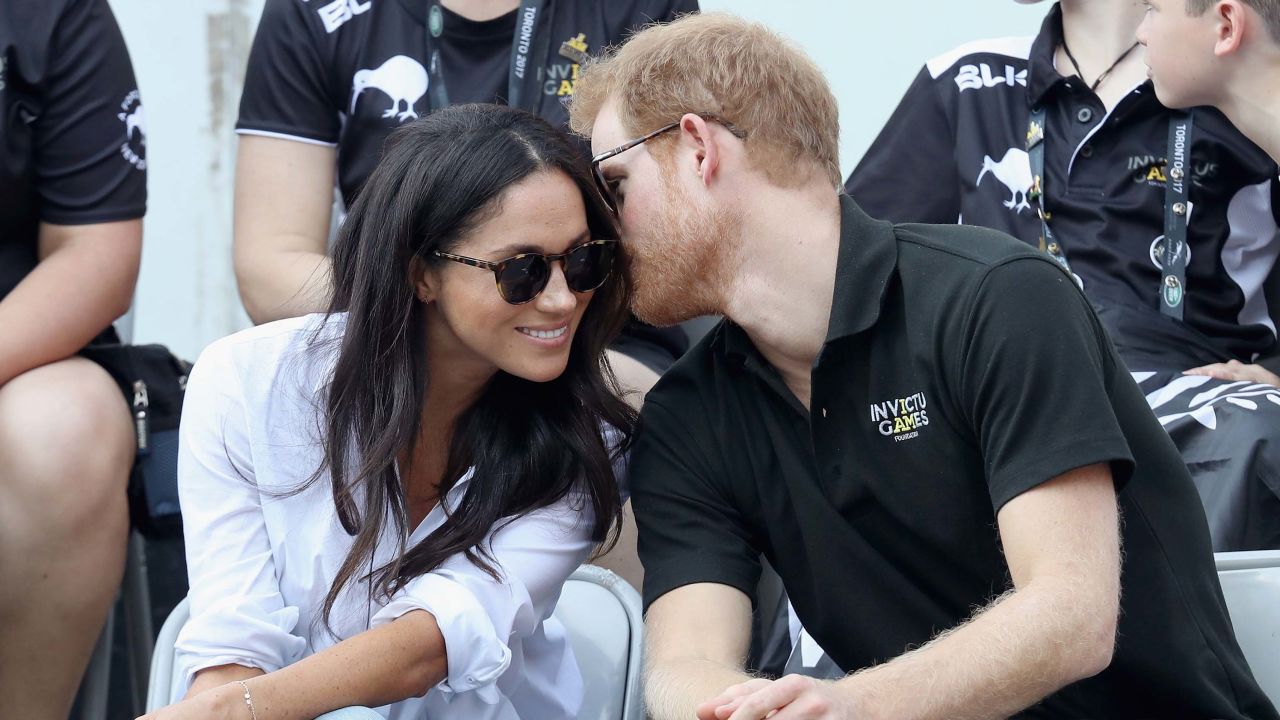 Prince Harry and Meghan Markle at the Invictus Games 2017.